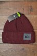 画像1: REI LOGO BEANIE "VIN ROUGE" (1)