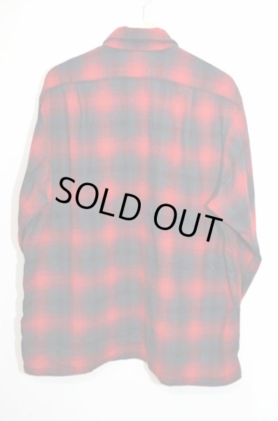 画像2: 60's PENDLETON ウールシャツ ?オンブレ″ (2)