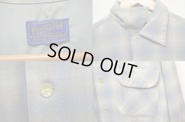 画像3: 50-60's PENDLETON ウールシャツ ?オンブレ″ (3)