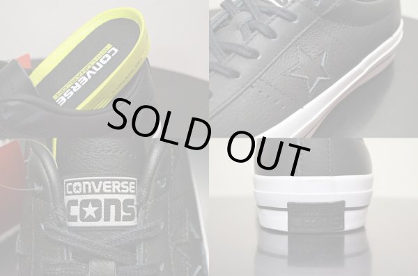 画像4: 日本未発売 CONS ONE STAR LEATHER OX "BLACK" (4)