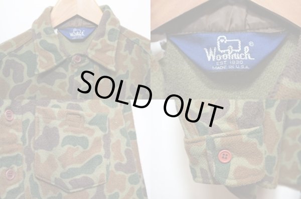 画像3: 80's WOOLRICH ウールシャツ "ダックハンターカモ柄" (3)