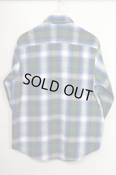 画像2: 90's FIVE BROTHER ヘビーネルシャツ “オンブレ” (2)