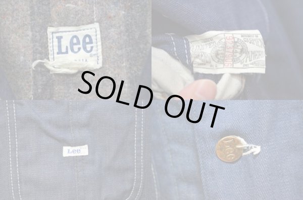画像3: 70's Lee 81-LJ デニムカバーオール "VAT-DYE" (3)