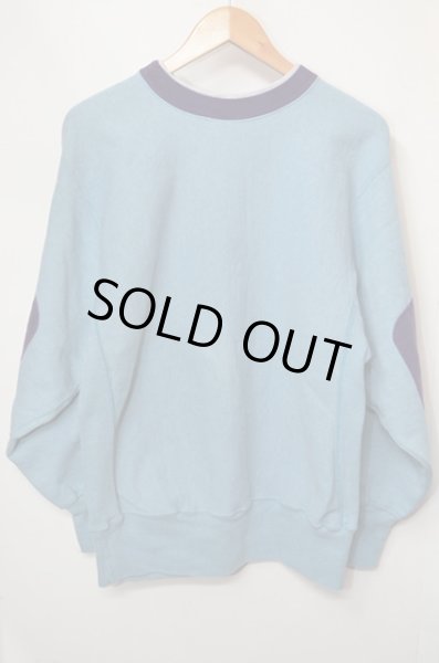 画像2: 90's Champion リバースウィーブスウェット "肘当て付き・2TONE" (2)