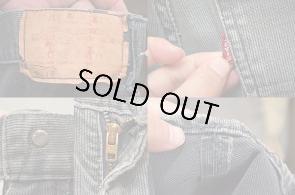 画像3: 60's Levi's 921G ピケパンツ BLACK (3)