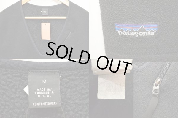 画像3: 90's Patagonia シンプルベスト "BLACK" (3)