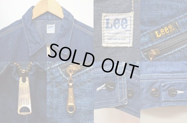 画像3: 70's Lee 91-B デニムジャケット "濃紺" (3)