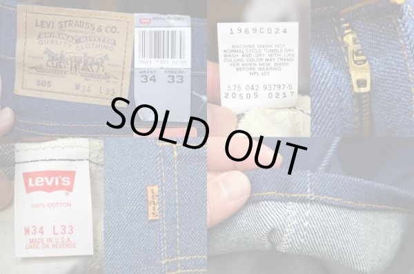 画像4: 90's USA製 Levi's 505 "DEADSTOCK” (4)