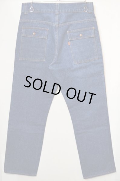 画像2: 70's Levi's デニムブッシュパンツ "濃紺" (2)