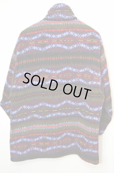 画像2: '94 patagonia 総柄フリースジャケット (2)