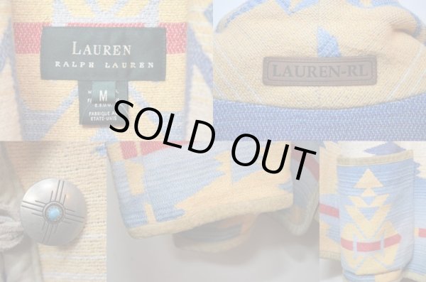 画像3: LAUREN ネイティブ柄 ガウン "USA製" (3)