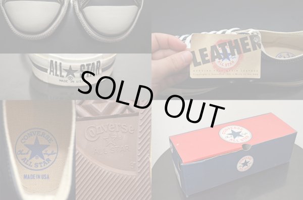 画像4: 90's Converse ALLSTAR Lo Leather "DEADSTOCK" (4)