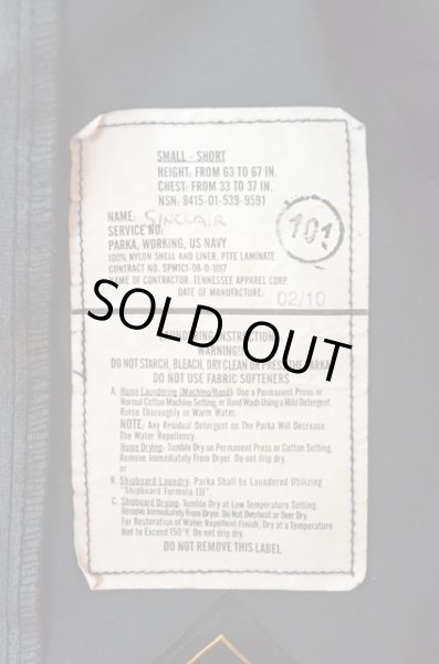 画像3: USN NWU TYPEI GORE-TEX PARKA “SMALL-SHORT” (3)