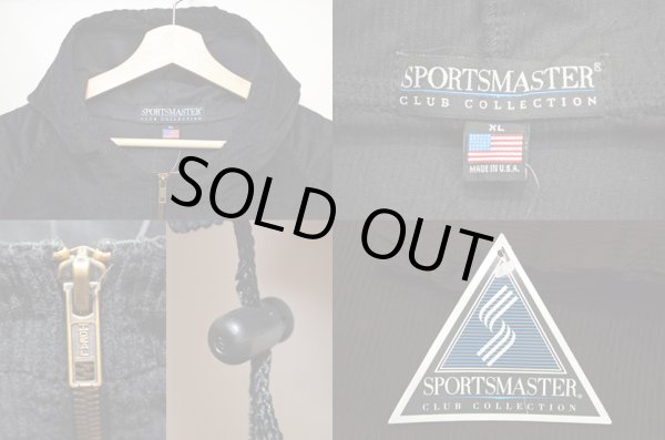 画像3: 90's SPORTS MASTER 太畝コーデュロイアノラック BLACK "DEADSTOCK" (3)