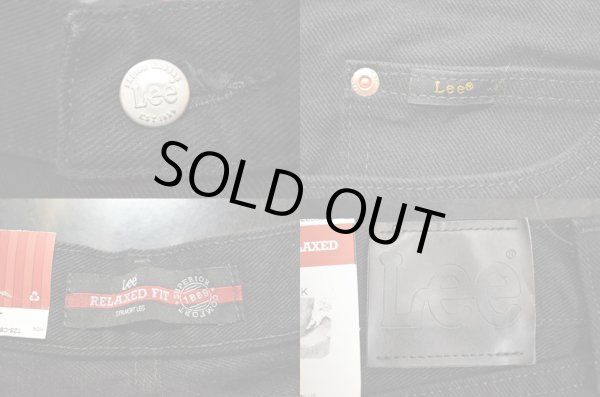 画像3: 日本未発売 Lee 5ポケットデニムパンツ "RELAXED FIT" DOUBLE BLACK (3)