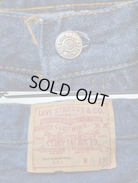 画像3: 90's Levi's 501 デニムパンツ “真紺” (3)