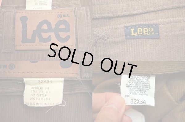 画像3: 80's Lee 200-2822 コーデュロイパンツ “モカブラウン” (3)