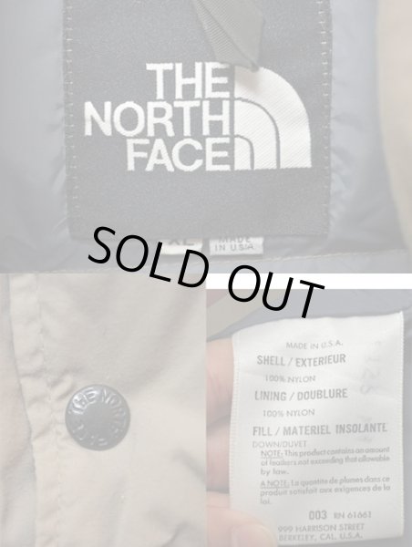 画像3: 90's NORTH FACE ダウンベスト "黒ラッカーボタン" (3)