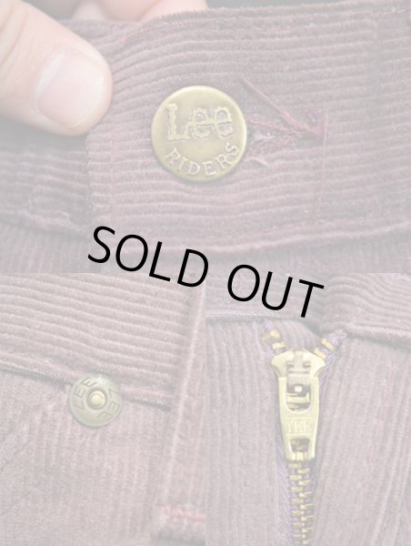 画像5: 80's Lee 200-2862 コーデュロイパンツ "DEADSTOCK" (5)