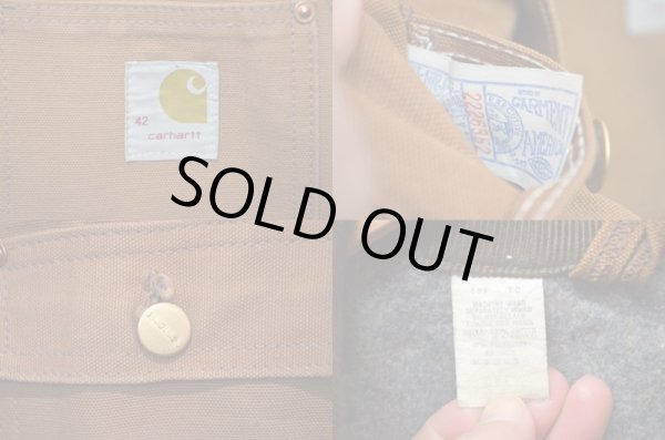 画像4: 70's Carhartt ブランケット付き ダック地カバーオール (4)