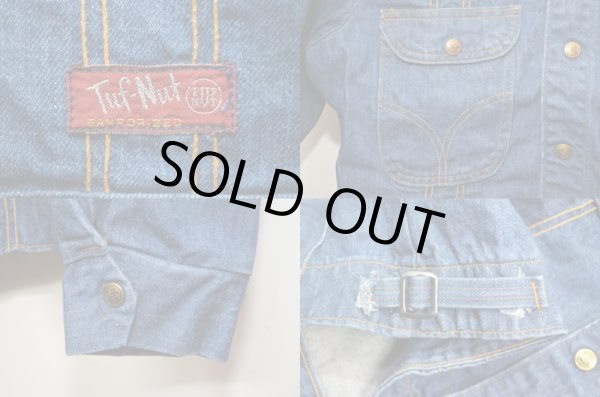 画像4: 70's TUF-NUT デニムジャケット "濃紺" (4)