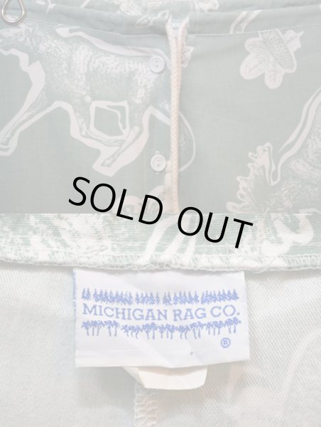 画像3: 90's MICHIGAN RAG 総柄パンツ "DEADSTOCK" (3)