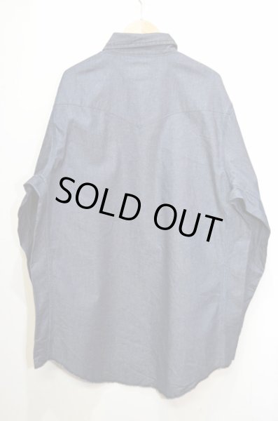 画像2: 90's Wrangler デニムウエスタンシャツ "DEADSTOCK" (2)