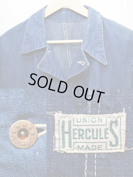 画像3: 40's HERCULES デニムカバーオール "大戦モデル" (3)