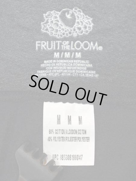 画像4: 日本未発売 Fruit of the loom スウェット "BLACK" (4)