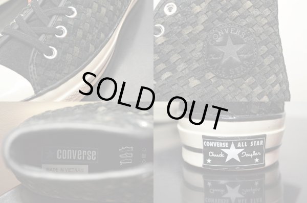 画像4: 日本未発売 Converse CT70 HI Chuck Taylor "Woven Suede / BLACK" (4)