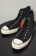 画像1: 日本未発売 Converse CT70 HI Chuck Taylor "Woven Suede / BLACK" (1)