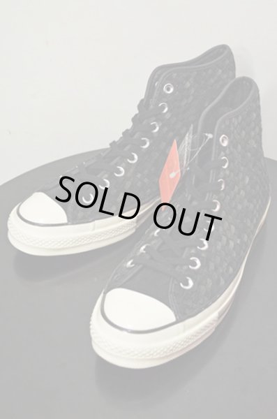 画像1: 日本未発売 Converse CT70 HI Chuck Taylor "Woven Suede / BLACK" (1)