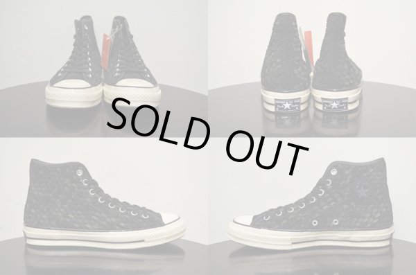 画像3: 日本未発売 Converse CT70 HI Chuck Taylor "Woven Suede / BLACK" (3)