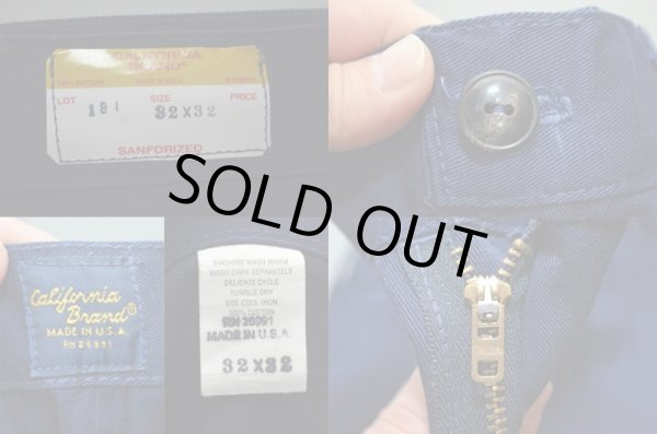 画像3: 90's CALIFORNIA BRAND ベイカーパンツ "DEADSTOCK" (3)