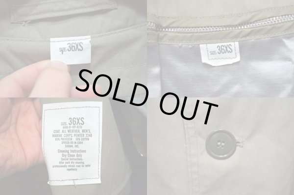 画像4: 00's USMC オールウェザートレンチコート "DEADSTOCK" (4)