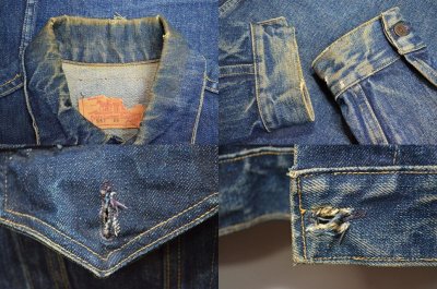 画像1: 60's Levi's 557xx デニムジャケット "ギャラ入り"