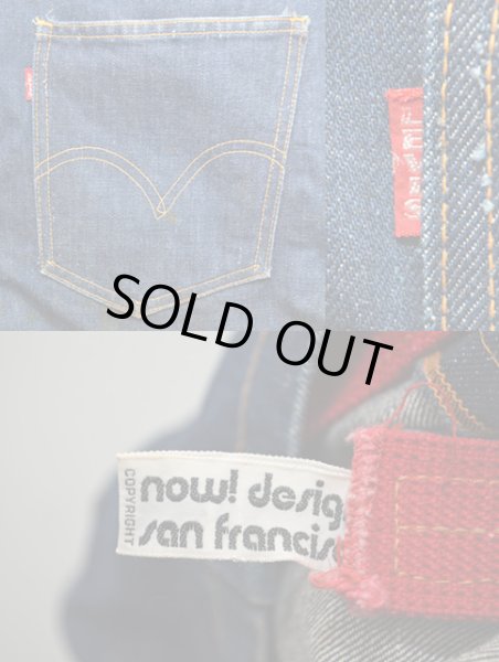 画像3: 70's Levi's デニムトートバッグ "BIG E" (3)