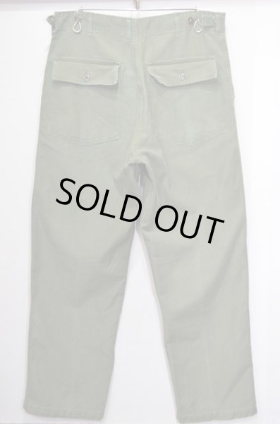 画像2: 50's US.ARMY コットンサテンベイカーパンツ “初期型” (2)