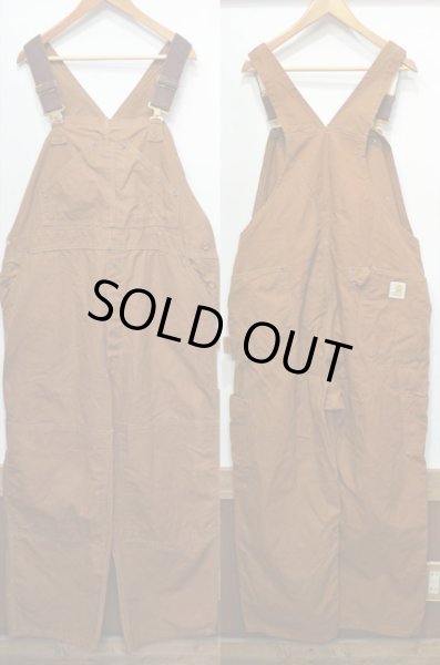 画像2: 60-70's CARHARTT ブラウンダック オーバーオール (2)