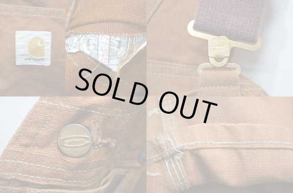 画像3: 60-70's CARHARTT ブラウンダック オーバーオール (3)