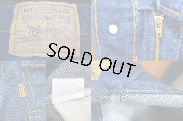 画像3: 80's Levi's 505 デニムパンツ “真紺” (3)