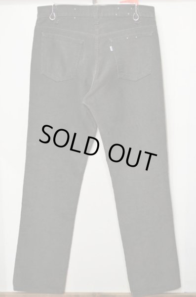 画像2: 80's Levi's 519-1557 コーデュロイパンツ “チャコールグレー” (2)