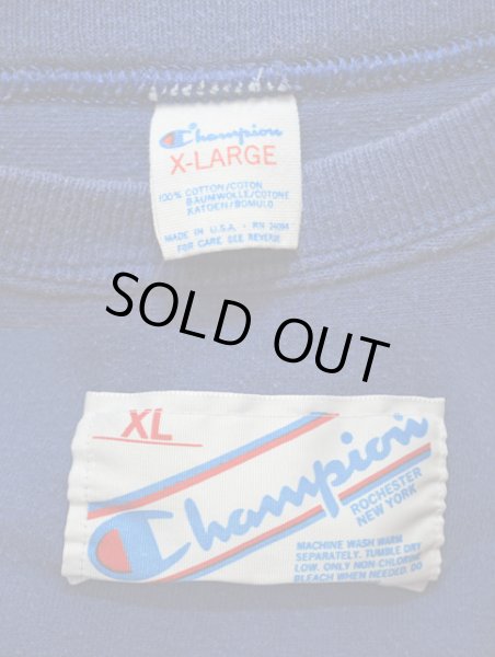 画像3: 80's Champion フットボールTシャツ “無地” (3)