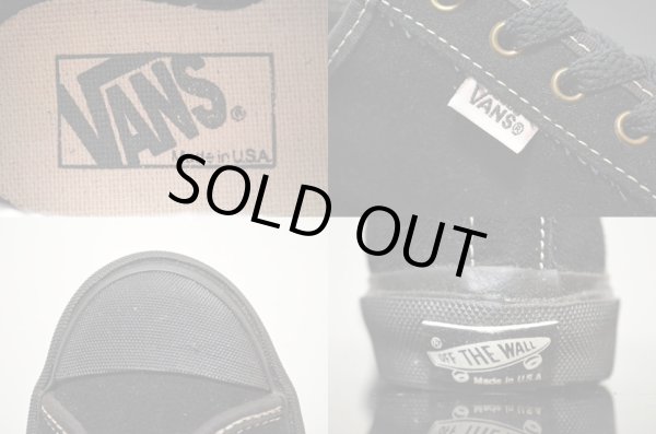 画像5: 90's VANS プリムソール ブラックスウェード "DEADSTOCK" (5)