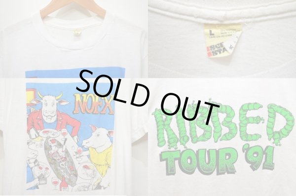 画像3: 90's NOFX Tシャツ "RIBBED TOUR '91" (3)