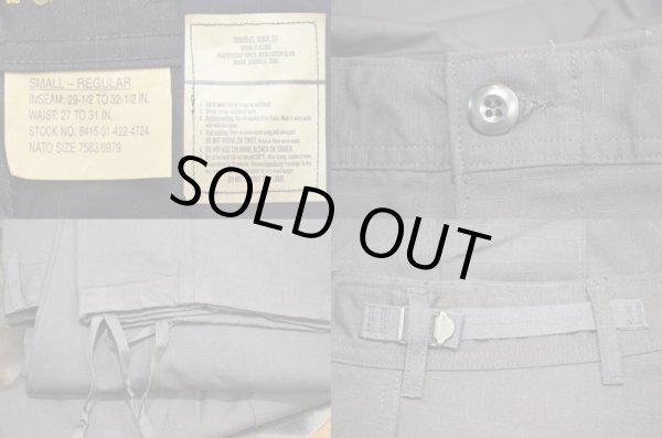 画像3: 97's US.ARMY BDU 6PK カーゴパンツ BLACK357 / S-R “DEADSTOCK” (3)