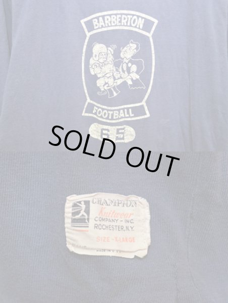 画像3: 40's Champion フットボールTシャツ “デカランタグ” (3)