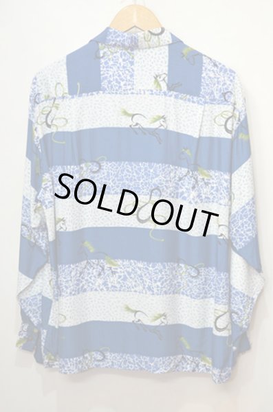 画像2: 50's PILGRIM L/S ハワイアンシャツ "DEADSTOCK" (2)