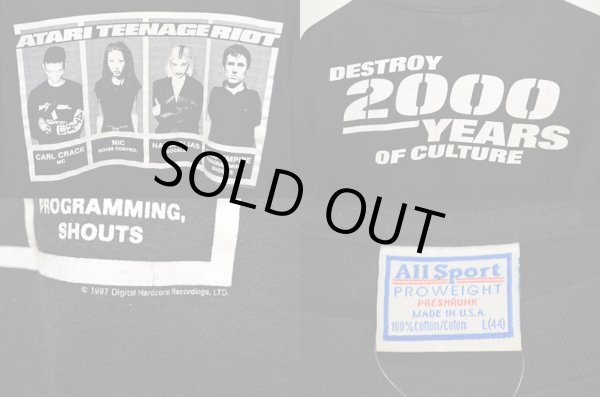 画像3: 90's ATARI TEENAGE RIOT L/S Tシャツ (3)
