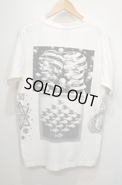 90's M.C.ESCHER マルチプリントTシャツ - used&vintage box Hi 90's M.C.ESCHER マルチプリントTシャツ - used&vintage box Hi
